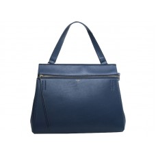 Celine Edge in pelle originale blu navy