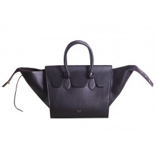 Borsa a tracolla Celine Tie Bag Original in pelle nera