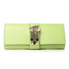 Hermes Medor Clutch Verde Mela