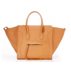 Borsa tote Celine Luggage Phantom Square color cammello