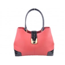 Borsa Fendi Chameleon in pelle rossa