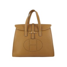Borsa Hermes 08c Flap Marrone