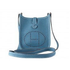Borsa Hermes Evelyne PM Blu