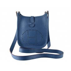 Borsa Hermes Evelyne Pm Blu Scuro