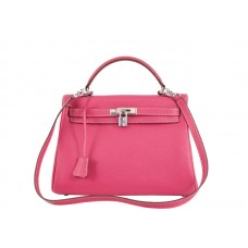 Hermes Kelly 32cm Togo Leather Clemence Rosa