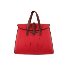 Borsa Hermes 08c Flap rossa