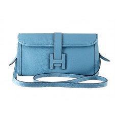 Pochette Hermes Flap Blu