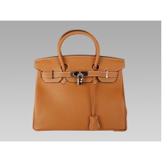 Hermes Birkin 30cm Togo Pelle Marrone Oro