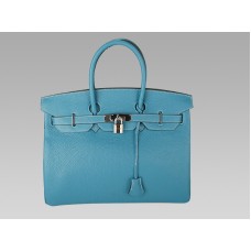 Hermes Birkin 35cm Togo Pelle Blu