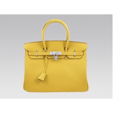 Hermes Birkin 35cm Clemence Giallo