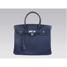 Hermes Birkin 35 centimetri Togo Clemence Bleu Nuit