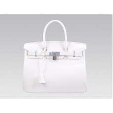 Hermes Birkin 35cm Togo Clemence Bianco
