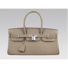 Hermes Birkin Jpg 42cm Togo Pelle Gris Tourterelle
