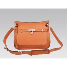 Borsa a tracolla Hermes Jypsiere 34 Clemence Orange