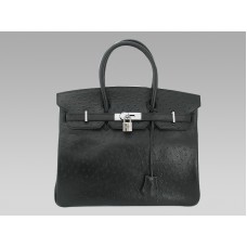 Hermes Birkin 35 Cm Nero Struzzo