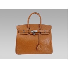 Hermes Birkin 35 Cm Oro Struzzo