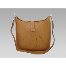 Borsa Hermes Evelyne marrone chiaro