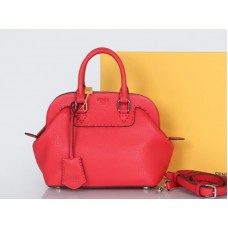 Borsa Fendi Mini Selleria Adele in pelle originale rossa