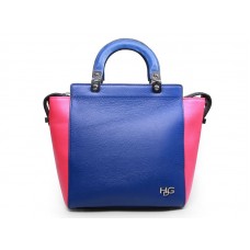 Borsa a mano Givenchy in pelle Hdg convertibile blu rosa