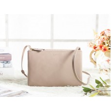 Borsa a tracolla Celine Mini Trio grigia