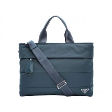 Borsa tote Prada Tessuto blu