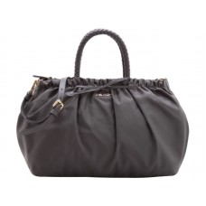 Borsa Bauletto Prada in tessuto nylon Marrone