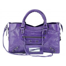 Borsa Balenciaga Medium Classic City viola