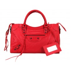 Borsa Balenciaga Medium Classic City Bag rossa