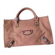 Borsa Balenciaga Classic Metallic Edge Iridescent City Bag Rosa