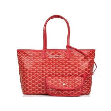 Borsa tote Goyard Saint Louis mm rossa