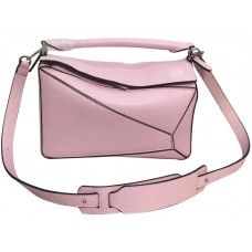 Borsa grande Loewe Puzzle rosa