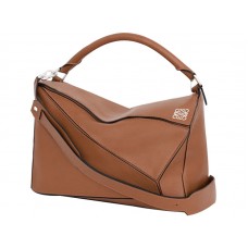 Borsa grande Loewe Puzzle marrone chiaro