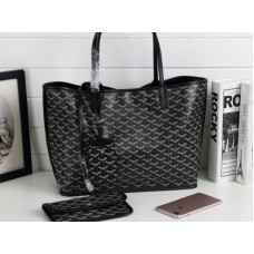 Borsa tote reversibile Goyard Anjou da mm nera