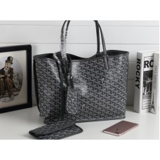 Borsa tote reversibile Goyard Anjou mm grigia