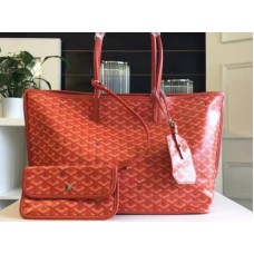 Borsa Tote Reversibile Goyard Anjou Mm Arancione