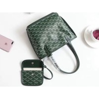 Borsa tote reversibile Goyard Anjou Mini verde