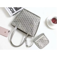 Borsa tote reversibile Goyard Anjou Mini color kaki