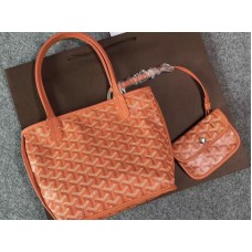 Borsa tote reversibile Goyard Anjou Mini arancione