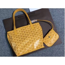 Borsa tote reversibile Goyard Anjou Mini gialla