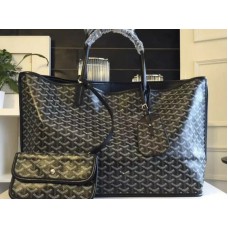 Borsa tote reversibile Goyard Anjou Gm nera