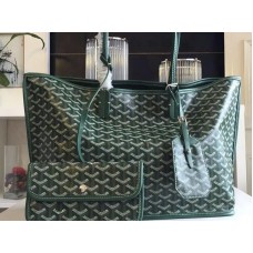 Borsa tote reversibile Goyard Anjou Gm Verde