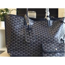 Borsa tote reversibile Goyard Anjou Gm Navy