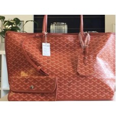 Borsa tote reversibile Goyard Anjou Gm Arancione