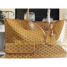 Borsa tote reversibile Goyard Anjou Gm Gialla