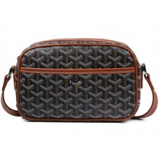Goyard Chevron Sac Capvert Nero Marrone