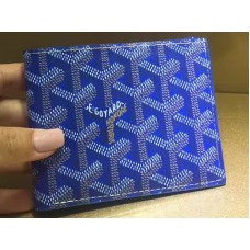 Goyard Portafoglio Goyardine Victoire Blu 17280903-1
