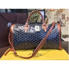 Goyard Goyardine Croisiere 45 nero con finiture in pelle marrone 2309