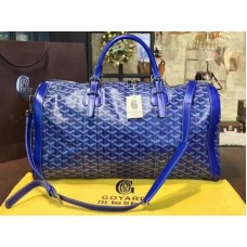 Goyard Goyardine Croisiere 45 Blu con finiture in pelle blu 2309-1