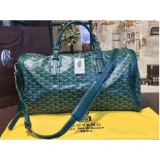 Goyard Goyardine Croisiere 45 Verde con finiture in pelle verde 2309-3