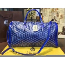 Goyard Goyardine Croisiere 35 Blu con finiture in pelle blu 2308-1
